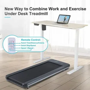 OMA-1010EB – Under Desk Walking Treadmill with Remote Control Special DC Brushless Motor