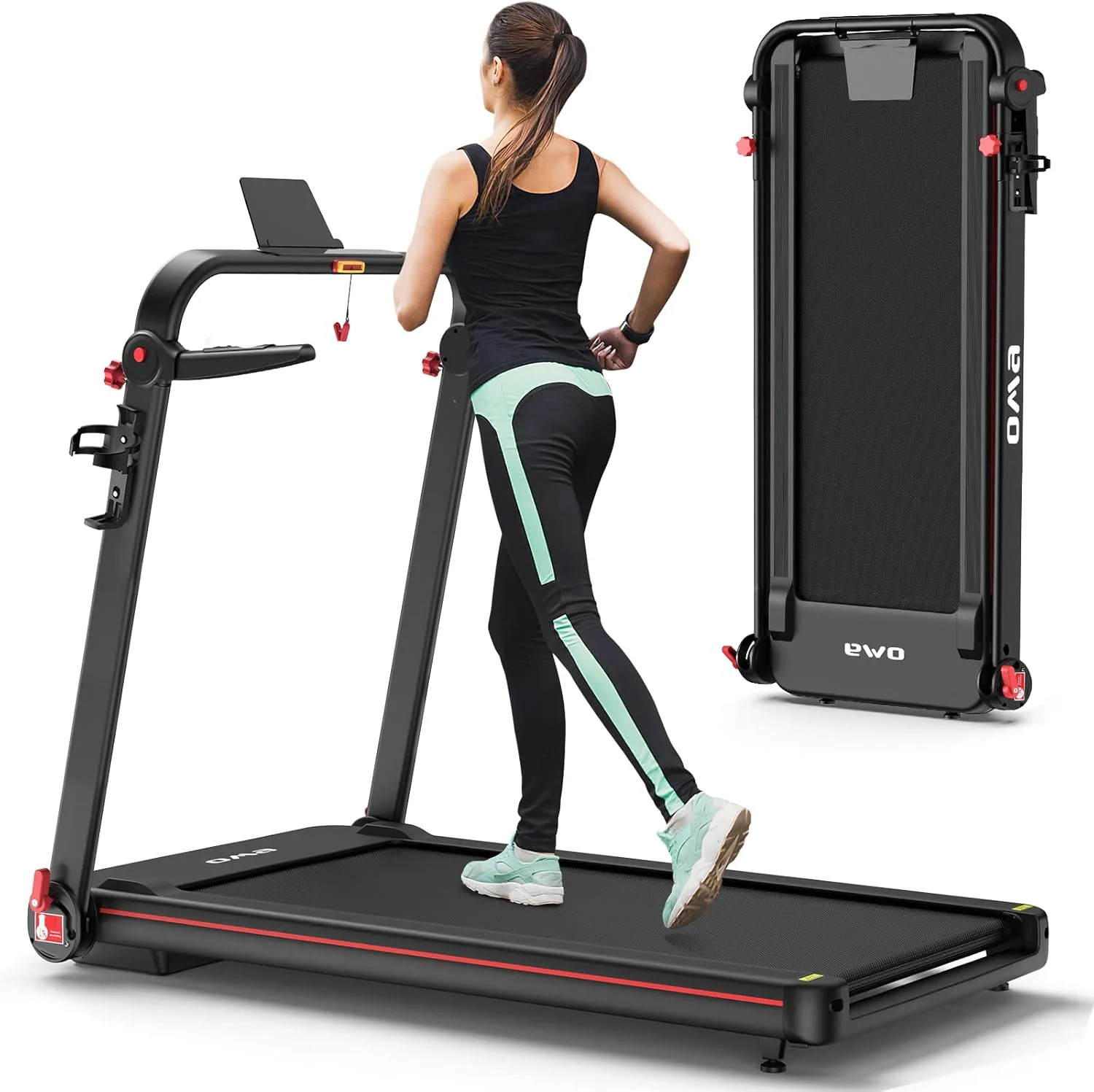 OMA Treadmills 1016EB for Home, 2.5HP Foldable Portable Treadmill for Home Office - Image 3